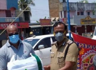 கனரா வங்கி அதிகாரிகளின் சார்பாக முக கவசம்