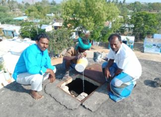 அயன்நத்தம்பட்டியில் கொரொனா தடுப்பு பணிகள்