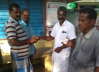 கபசுர குடிநீர்-இருக்கன்குடி ஊராட்சியில் விநியோகம்