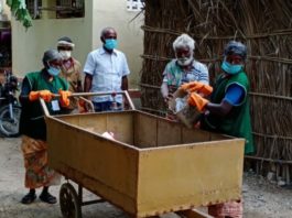 தூய்மை பணி,கிருமி தெளித்தல்-கல்யாணிபுரம் ஊராட்சி