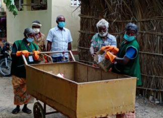 தூய்மை பணி,கிருமி தெளித்தல்-கல்யாணிபுரம் ஊராட்சி