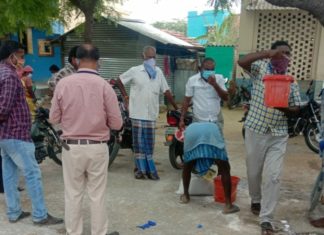 கொரொனாவுக்கு எதிரான பாதுகாப்பு- மம்சாபுரத்தில் நடவடிக்கை