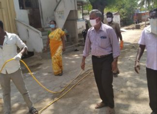 மாத்தூர் ஊராட்சியில் சுகாதார பணிகள்