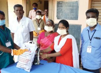 தம்பிபட்டி ஊராட்சியில் கொரொனா தடுப்பு பணிகள்