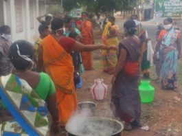 சிவகங்கை ஆ.தெக்கூரில் கபசுர குடிநீர்