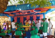 ஊராட்சி தூய்மைப் பணியாளர்களுக்கு கொரோனா நிவாரண பொருட்கள்.