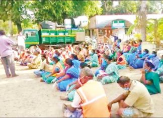 செங்கல்பட்டில் தூய்மை பணியாளர்கள் மீது தாக்குதல் செங்கல்பட்டில்