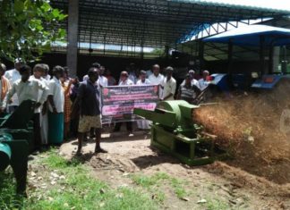 உழவர் உற்பத்தி குழுக்களுக்கு பண்ணை இயந்திரம் வழங்கல்