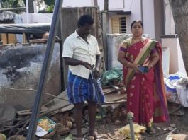 களத்தில் இறங்கி பணி செய்யும் கணக்கம்பாளைம் ஊராட்சி தலைவி