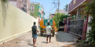 காக்களுர் ஊராட்சி – கொரோணா முன்னெச்சரிக்கை நடவடிக்கை காக்களுர்