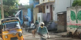 இராமசாமியாபுரம் ஊராட்சியில் கிருமி நாசினி