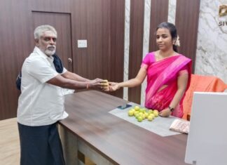 சிவகங்கையில் புதிய திட்ட இயக்குநர் பதவி ஏற்பு