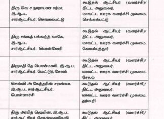 ஊரக வளர்ச்சித்துறை காலி பணியிடங்களில் இஆப