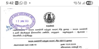 53 உதவி இயக்குநர்கள் இடமாறுதல் – ஊரக வளர்ச்சித்துறை