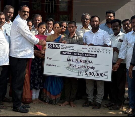 இறப்பு இழப்பீடாக ஐந்து லட்சம் – ஊராட்சி செயலாளர்கள் சங்கம்